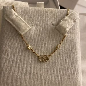 Dior Claire D Lune Necklace with crystals